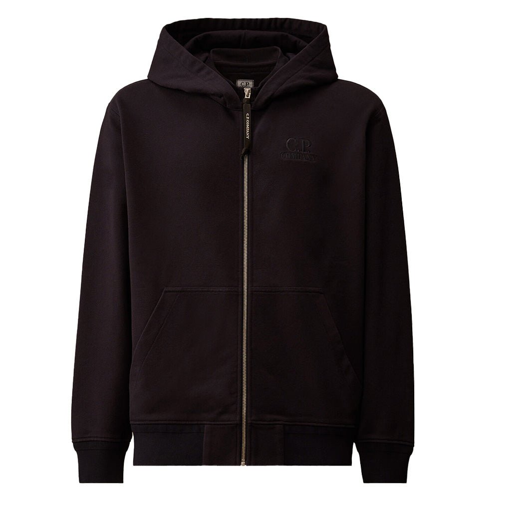 [C.P. Company] Diagonal Raised Fleece Zipped Logo Hooded SweatshirtHoodies & Zip - UpsC.P. CompanyDPUS Designer Outlet7622792761360BlackS[C.P. Company] Diagonal Raised Fleece Zipped Logo Hooded Sweatshirt