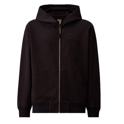 [C.P. Company] Diagonal Raised Fleece Zipped Logo Hooded SweatshirtHoodies & Zip - UpsC.P. CompanyDPUS Designer Outlet7622792761360BlackS[C.P. Company] Diagonal Raised Fleece Zipped Logo Hooded Sweatshirt