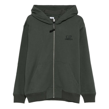 [C.P. Company] Diagonal Raised Fleece Zipped Logo Hooded SweatshirtHoodies & Zip - UpsC.P. CompanyDPUS Designer Outlet7622792761292GunmetalS[C.P. Company] Diagonal Raised Fleece Zipped Logo Hooded Sweatshirt