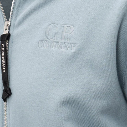 [C.P. Company] Diagonal Raised Fleece Zipped Logo Hooded SweatshirtHoodies & Zip - UpsC.P. CompanyDPUS Designer Outlet7622792761155Silver BlueS[C.P. Company] Diagonal Raised Fleece Zipped Logo Hooded Sweatshirt