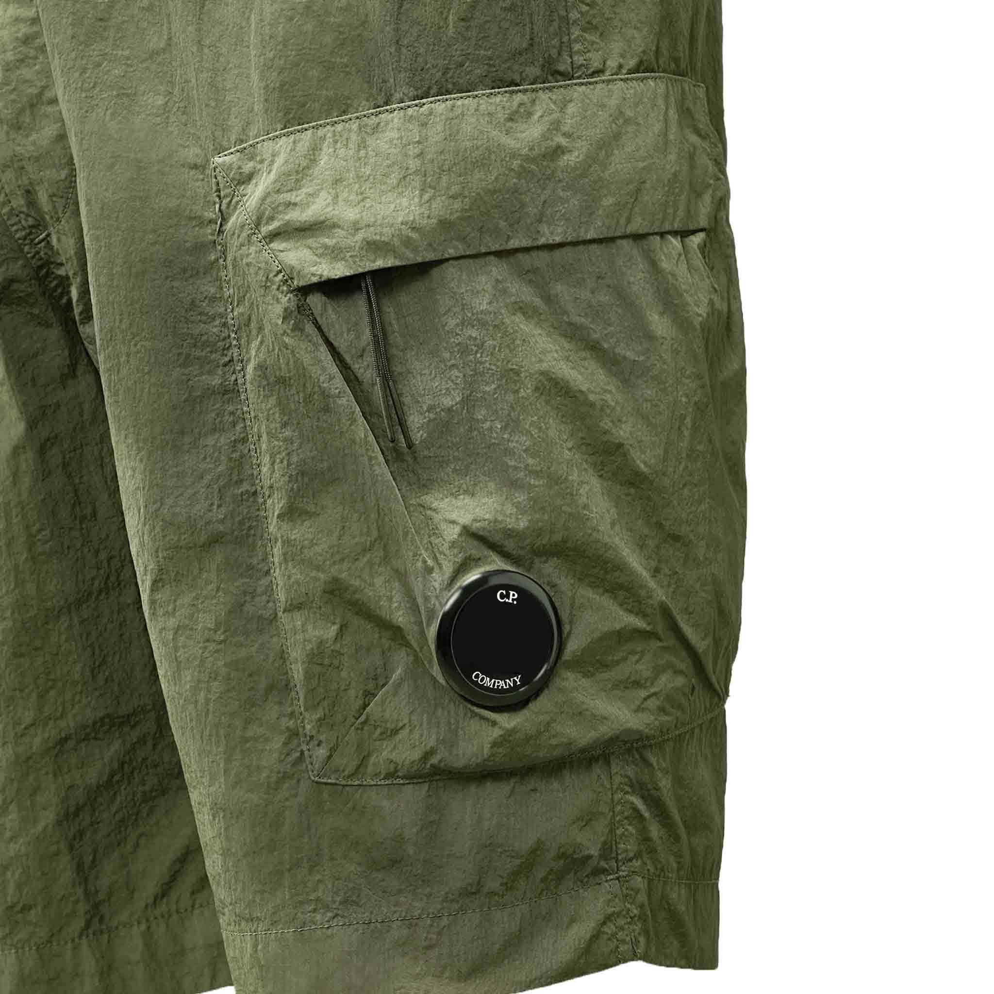 C.P. Company Eco - Chrome R Utility Swim Shorts in Duck GreenShortsC.P. CompanyDPUS762094379083246C.P. Company Eco - Chrome R Utility Swim Shorts in Duck Green