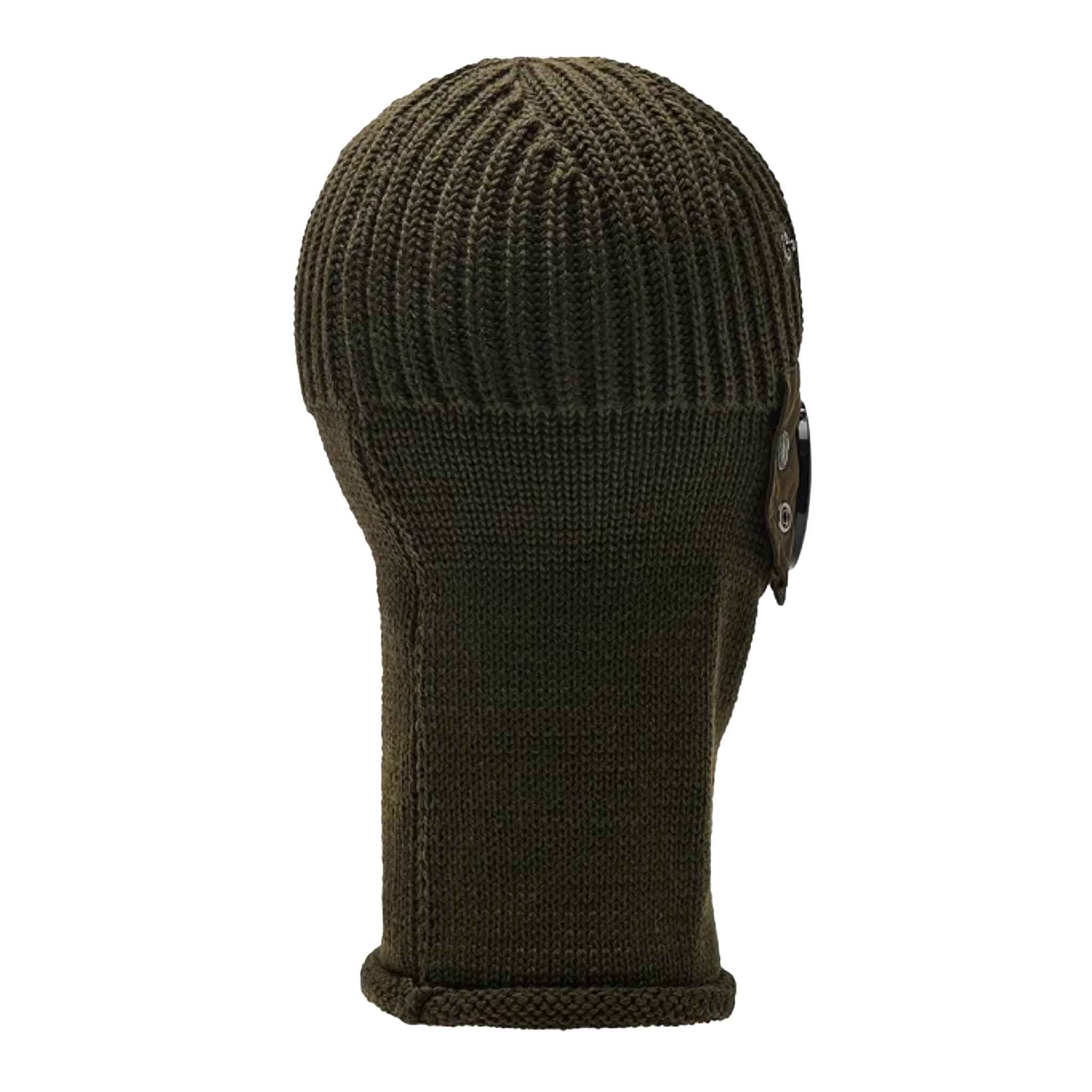 C.P. Company Extra Fine Merino Wool Goggle Balaclava in Ivy GreenHatsC.P. CompanyDPUS Designer Outlet7620943883053C.P. Company Extra Fine Merino Wool Goggle Balaclava in Ivy Green