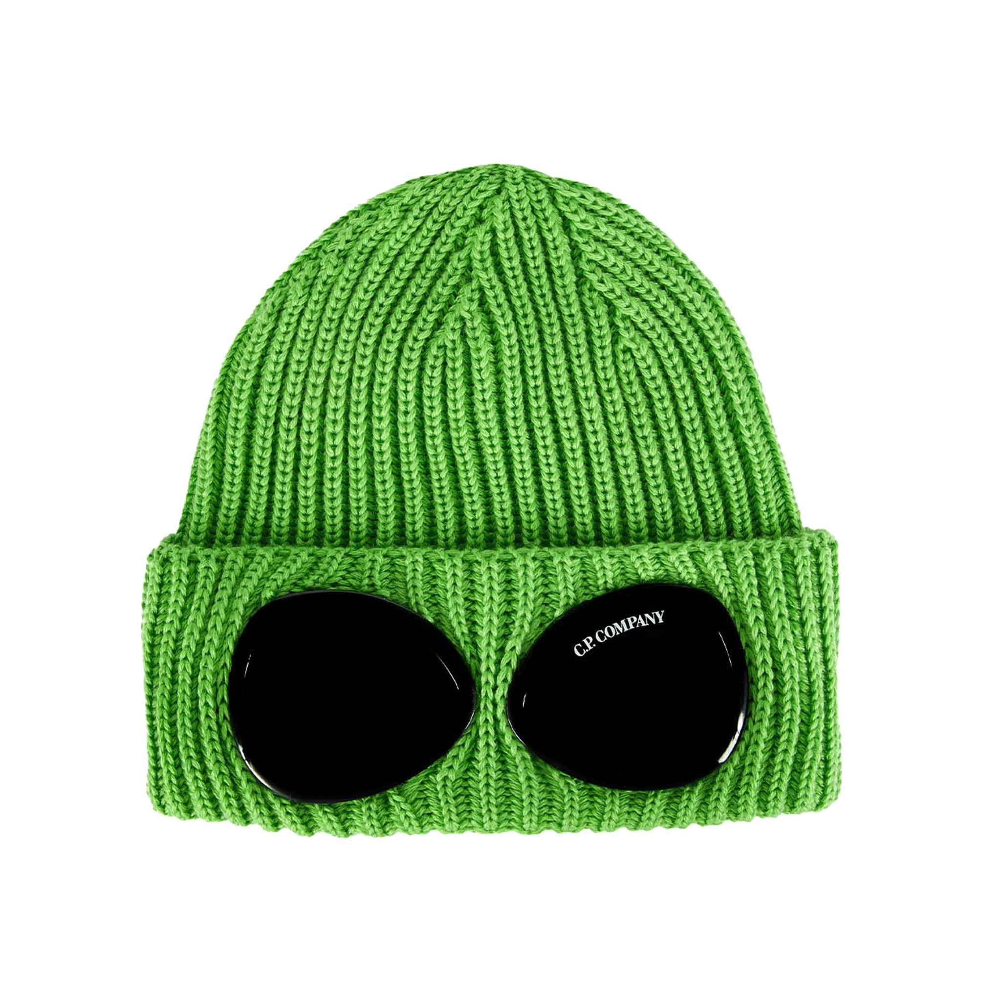 C.P. Company Extra Fine Merino Wool Goggle Beanie in Classic GreenHatsC.P. CompanyDPUS7620943509540C.P. Company Extra Fine Merino Wool Goggle Beanie in Classic Green