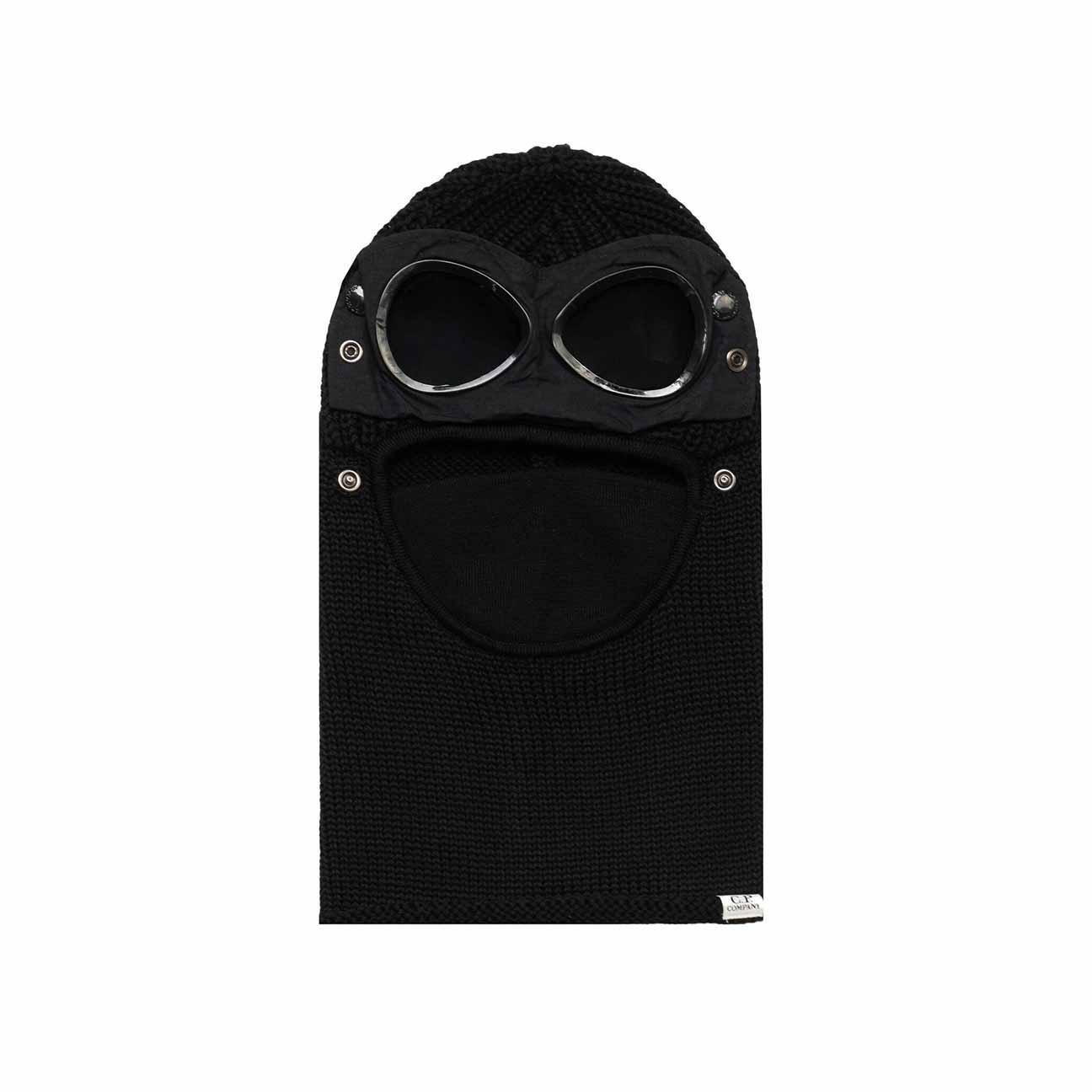 C.P. Company Extra fine Merino Wool Ski Mask in Black