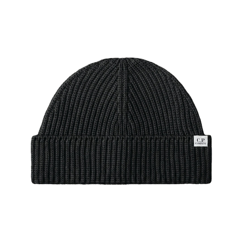 [C.P. Company] Extrafine Merino Wool Fisherman BeanieCaps & HatsC.P. CompanyDPUS Designer Outlet21CMAC137A-005509A-999BlackUNI[C.P. Company] Extrafine Merino Wool Fisherman Beanie