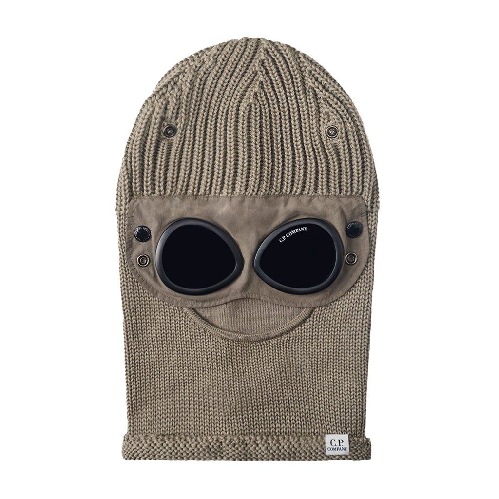 [C.P. Company] Extrafine Merino Wool Goggle BalaclavaHatsC.P. CompanyDPUS Designer Outlet21CMAC740A-005509A-356Fallen RockUNI[C.P. Company] Extrafine Merino Wool Goggle Balaclava