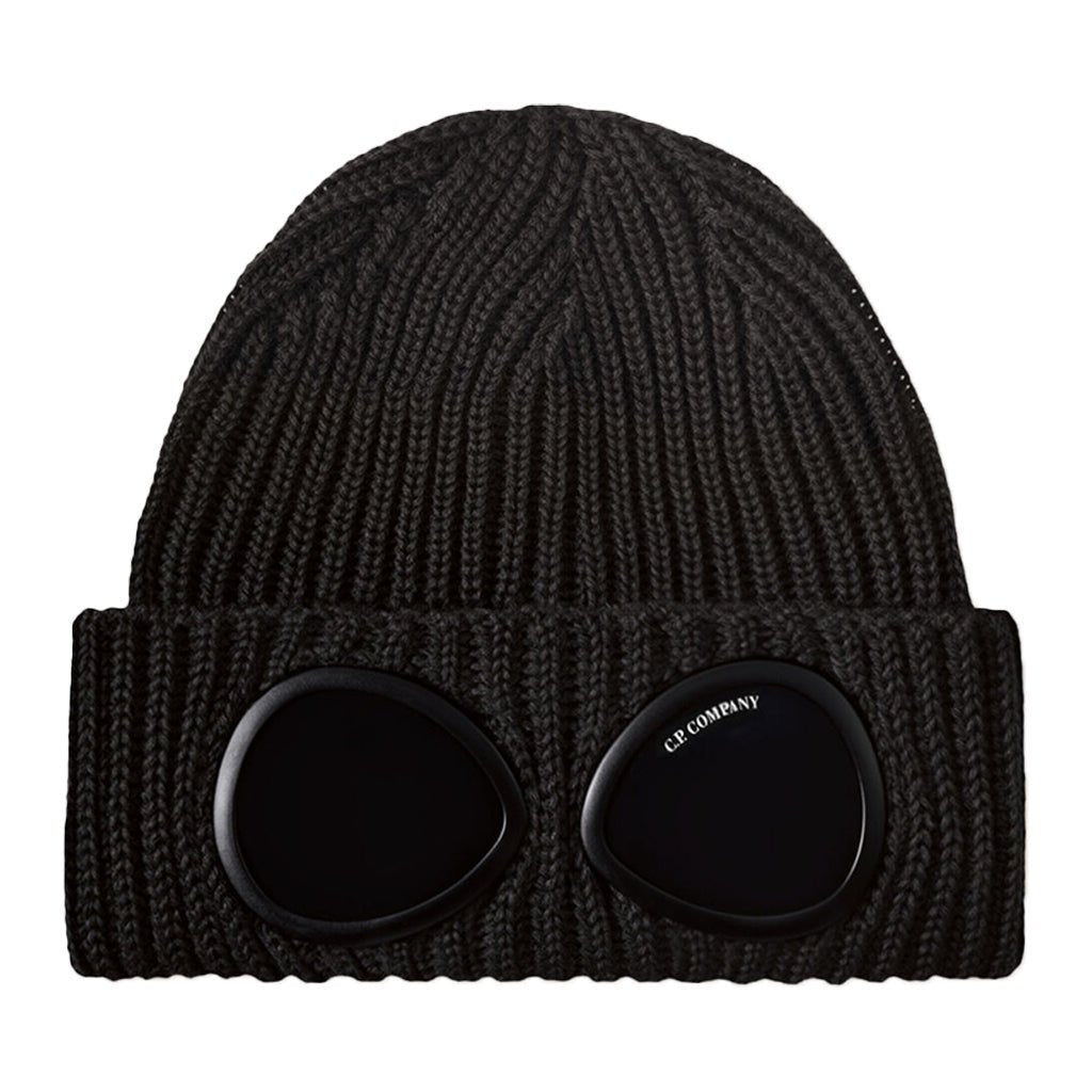 [C.P. Company] Extrafine Merino Wool Goggle BeanieCaps & HatsC.P. CompanyDPUS Designer OutletRFCMAC742A-005509A-9997622792475656BlackUNI[C.P. Company] Extrafine Merino Wool Goggle Beanie