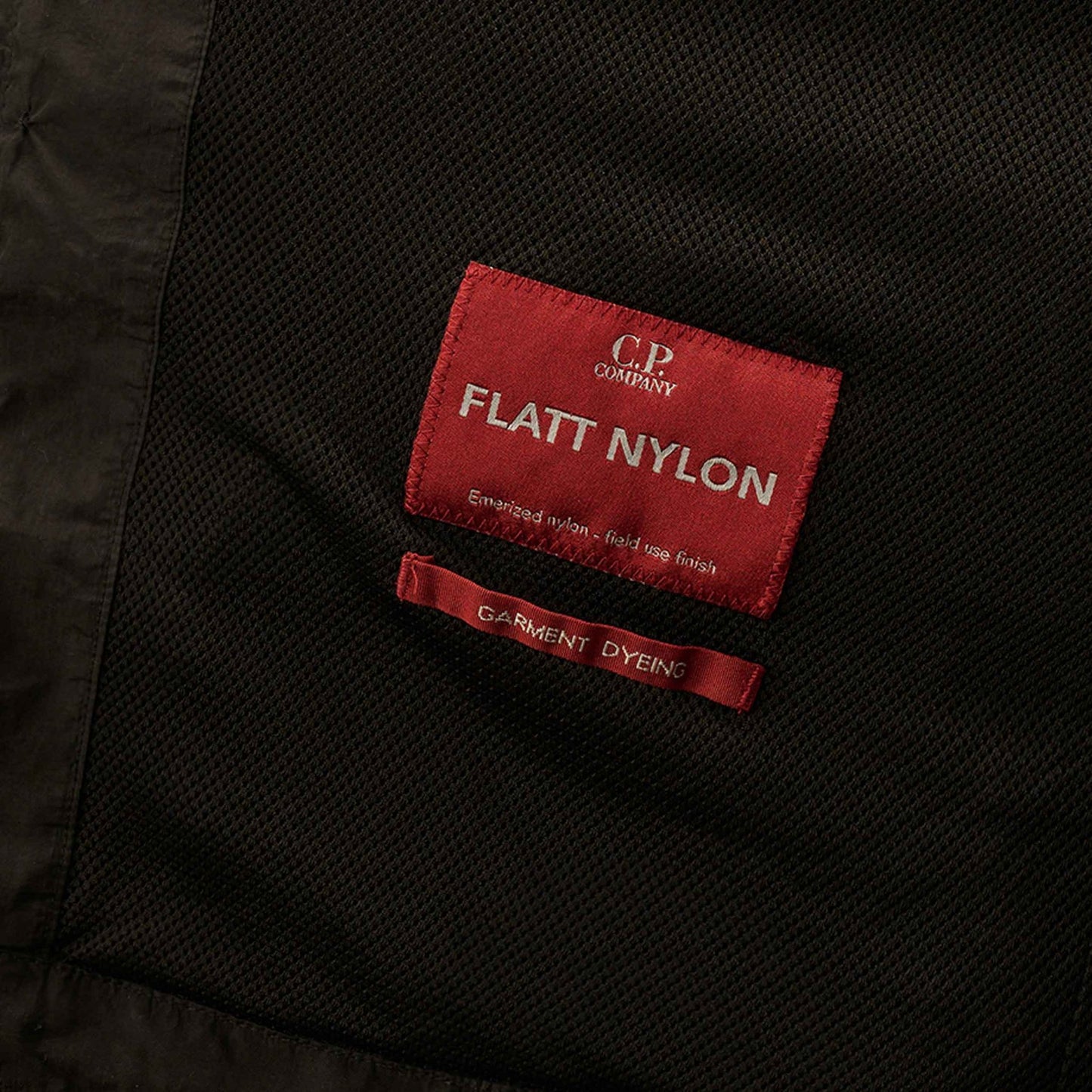 C.P. Company Flatt Nylon Goggle Overshirt in Black
