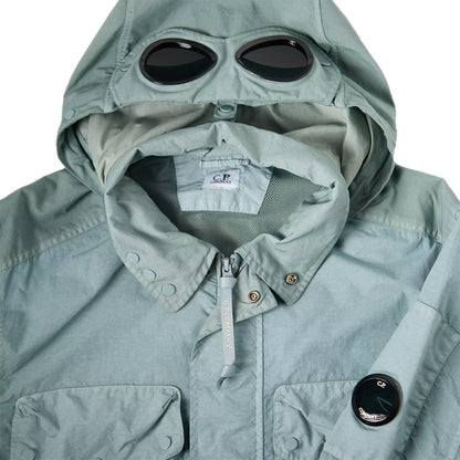 [C.P. Company] Flatt Nylon Mixed Goggle OvershirtC.P. CompanyDPUS Designer Outlet7622792611405Silver BlueS[C.P. Company] Flatt Nylon Mixed Goggle Overshirt