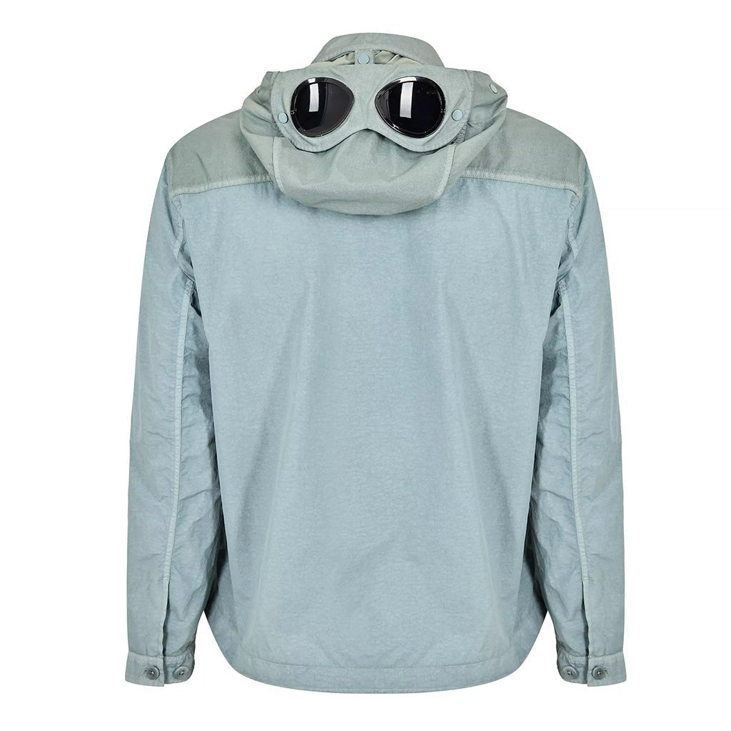 [C.P. Company] Flatt Nylon Mixed Goggle OvershirtC.P. CompanyDPUS Designer Outlet7622792611405Silver BlueS[C.P. Company] Flatt Nylon Mixed Goggle Overshirt