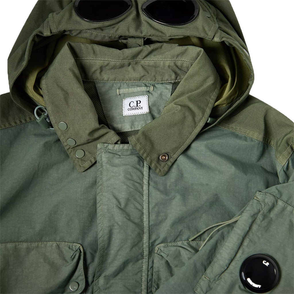 [C.P. Company] Flatt Nylon Mixed Goggle OvershirtC.P. CompanyDPUS Designer Outlet7622792733640Laurel WreathS[C.P. Company] Flatt Nylon Mixed Goggle Overshirt