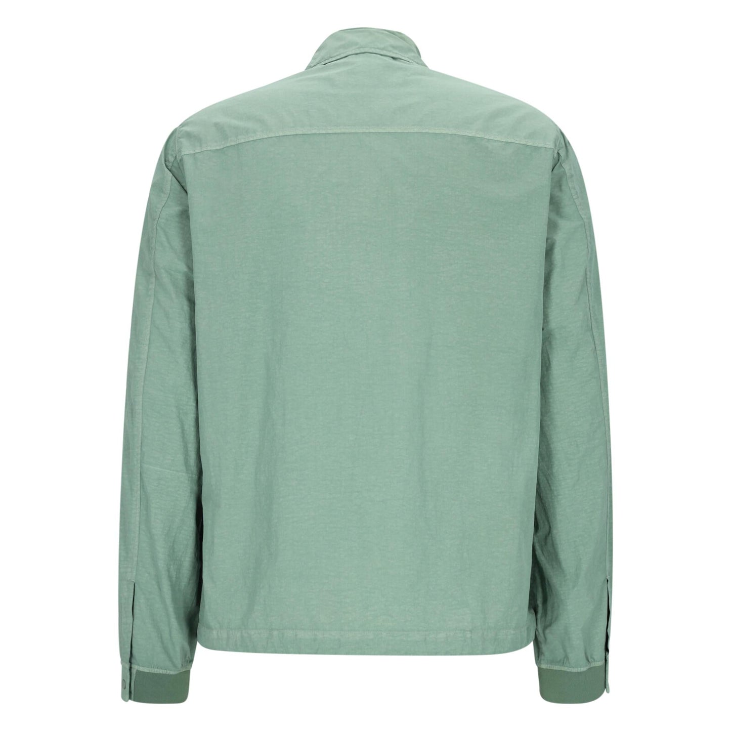 C.P. Company Flatt Nylon Overshirt in Agave Green