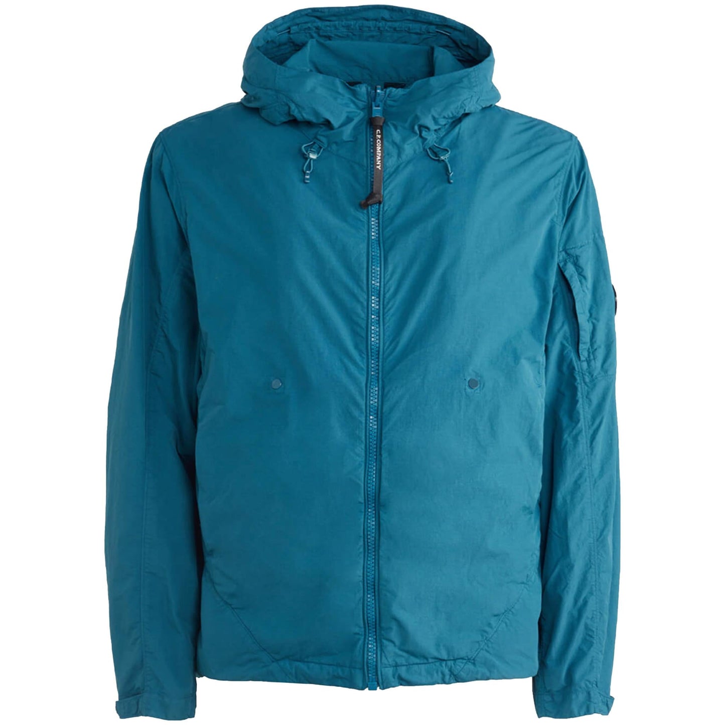 C.P. Company Flatt Nylon Reversible Hooded Jacket in Ink Blue