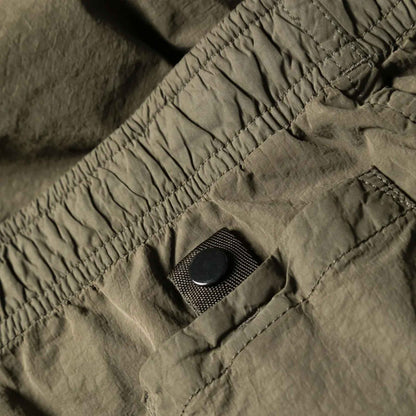 C.P. Company Flatt Nylon Utility Lens Swimshorts in Ivy Green