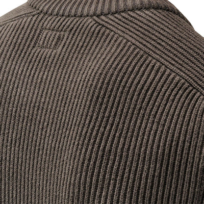 [C.P. Company] Full Rib Cotton Lens Crewneck KnitKnitwearC.P. CompanyDPUS Designer Outlet21CMKN101A-006608A-985-SRavenS[C.P. Company] Full Rib Cotton Lens Crewneck Knit
