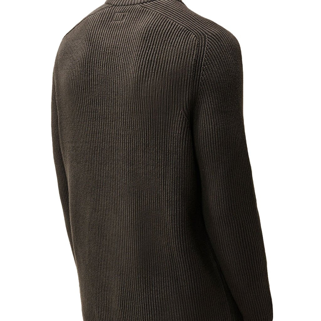[C.P. Company] Full Rib Cotton Lens Crewneck KnitKnitwearC.P. CompanyDPUS Designer Outlet21CMKN101A-006608A-985-SRavenS[C.P. Company] Full Rib Cotton Lens Crewneck Knit