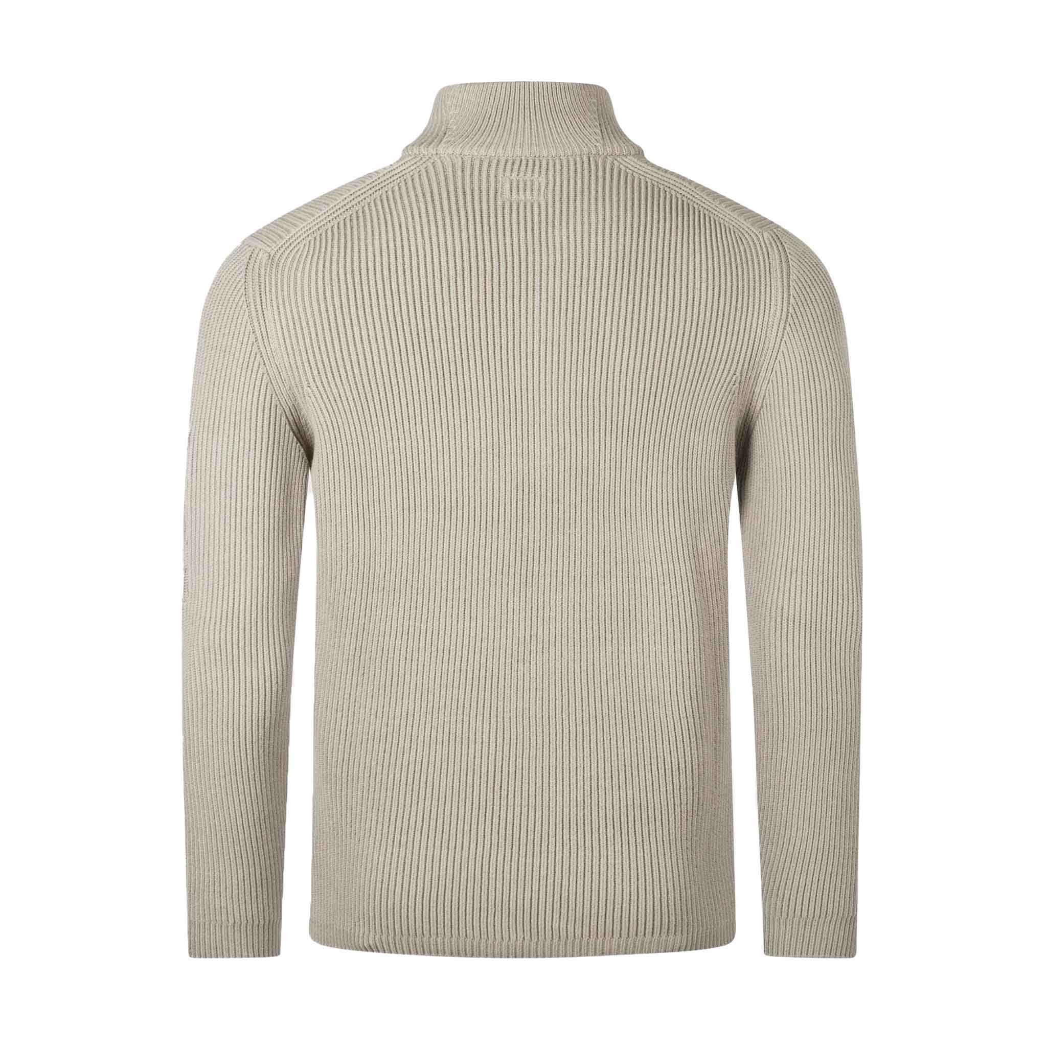 C.P. Company Full Rib Half Zipped Knit in Khaki - BeigeKnitwearC.P. CompanyDPUS Designer Outlet7620943920017SC.P. Company Full Rib Half Zipped Knit in Khaki - Beige