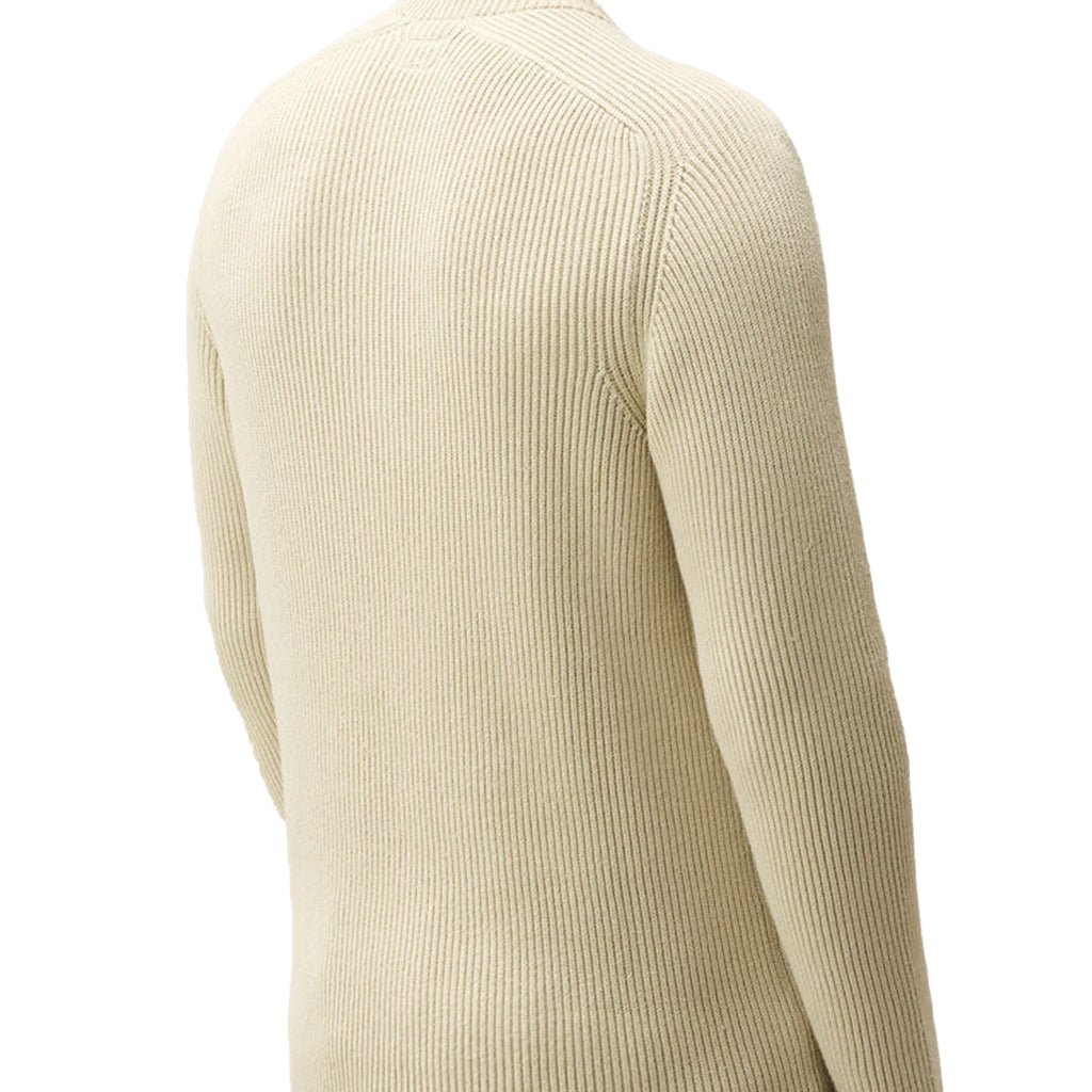 [C.P. Company] Full Rib Polo Collar KnitwearKnitwearC.P. CompanyDPUS Designer Outlet21CMKN102A-006608A-120-S7622792932869Silver BirchS[C.P. Company] Full Rib Polo Collar Knitwear