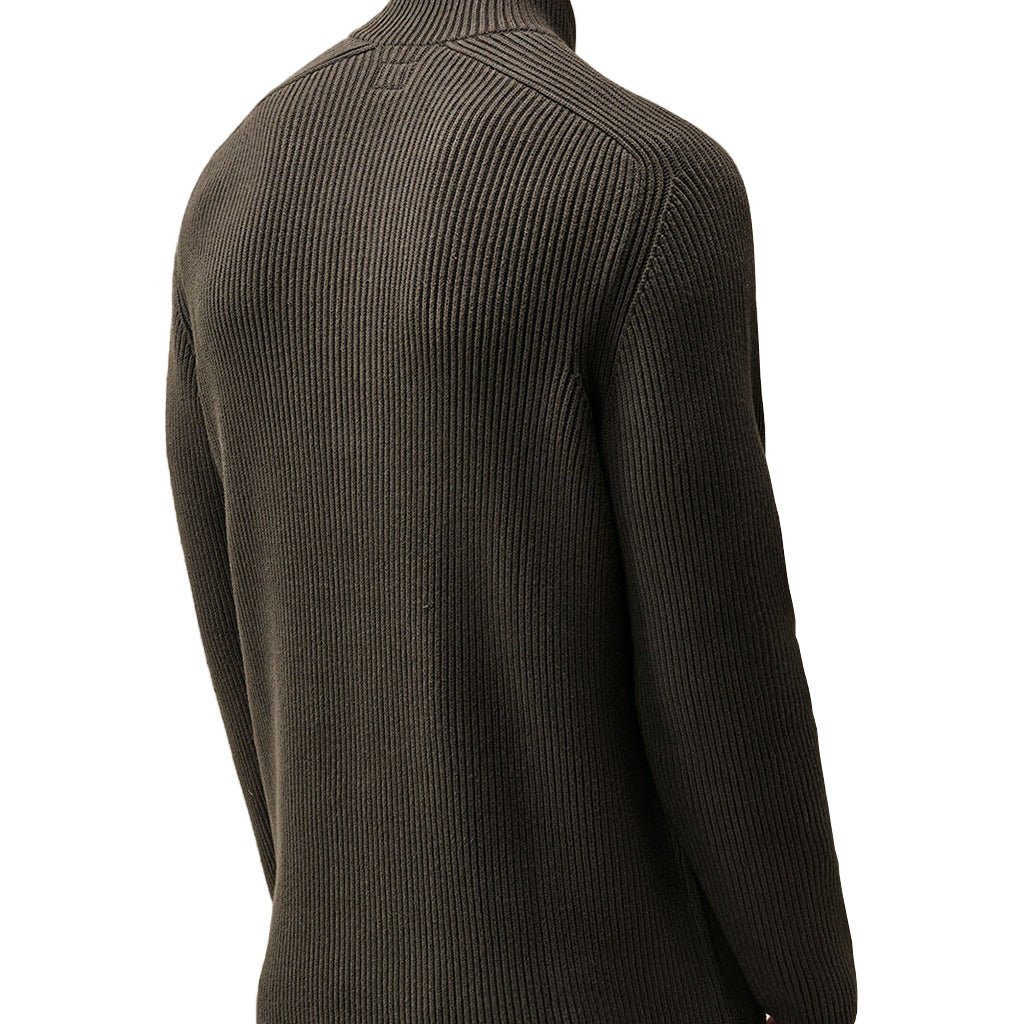 [C.P. Company] Full Rib Polo Collar KnitwearKnitwearC.P. CompanyDPUS Designer Outlet21CMKN102A-006608A-985-S7622792933149RavenS[C.P. Company] Full Rib Polo Collar Knitwear