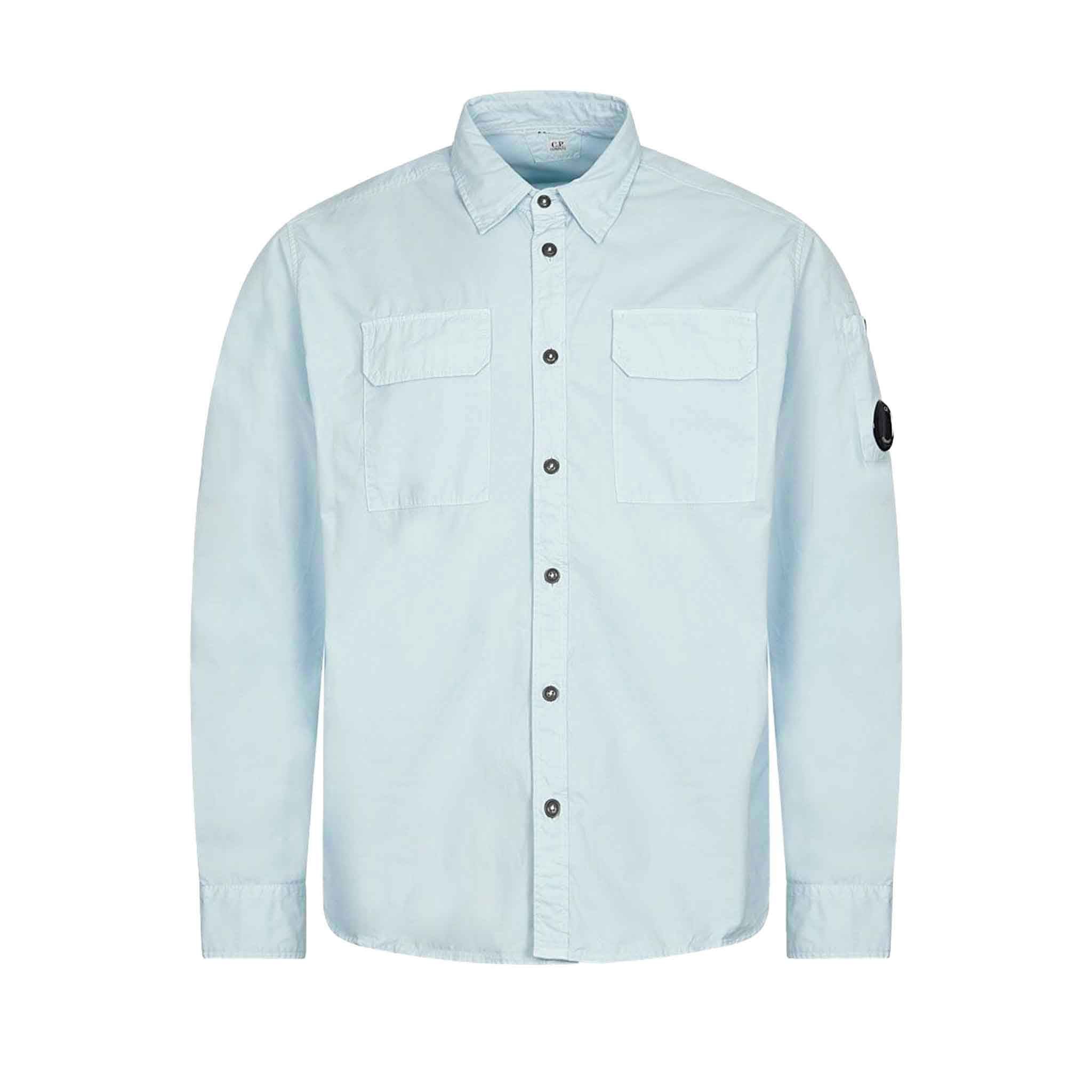 C.P. Company Gabardine Buttoned Shirt in Starlight BlueShirtsC.P. CompanyDPUS7620943680553SC.P. Company Gabardine Buttoned Shirt in Starlight Blue