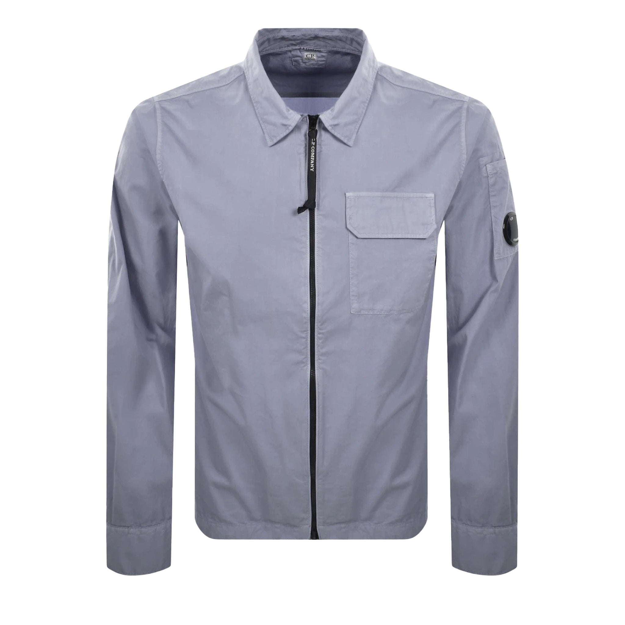 C.P. Company Gabardine Zipped Overshirt in LavenderOvershirtC.P. CompanyDPUS Designer OutletXSC.P. Company Gabardine Zipped Overshirt in Lavender