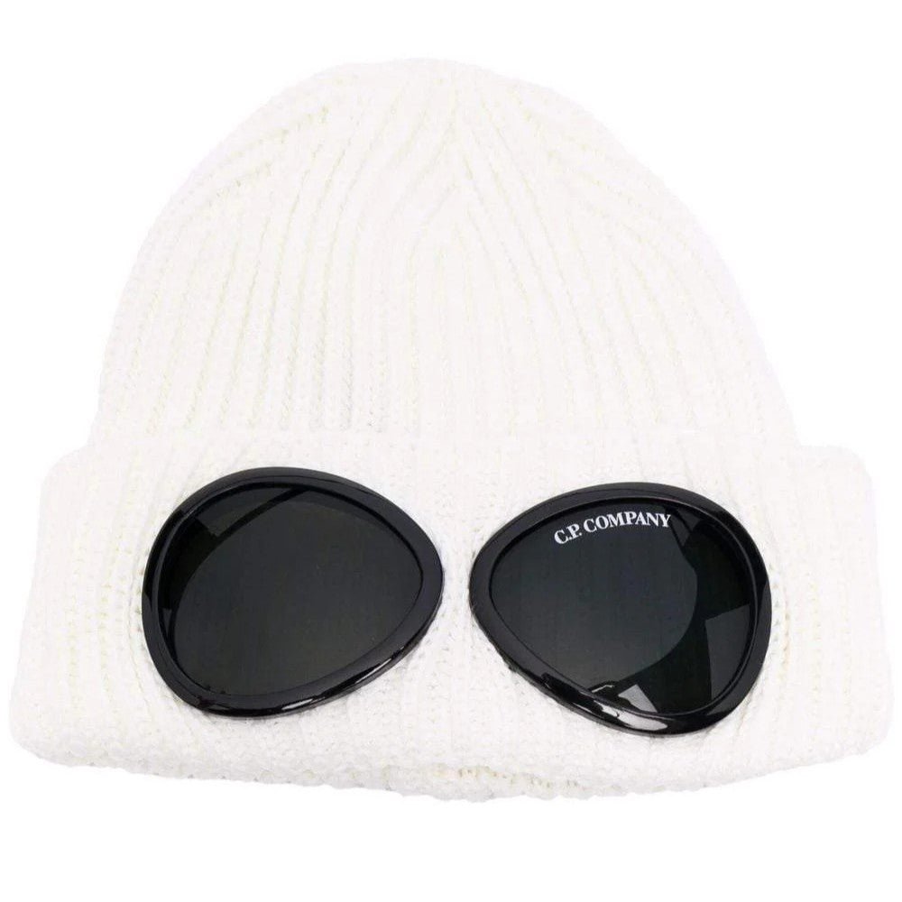[C.P. Company] Google Knit CapCaps & HatsC.P. CompanyDPUS Designer Outlet7620943410334Gauze WhiteUNI[C.P. Company] Google Knit Cap