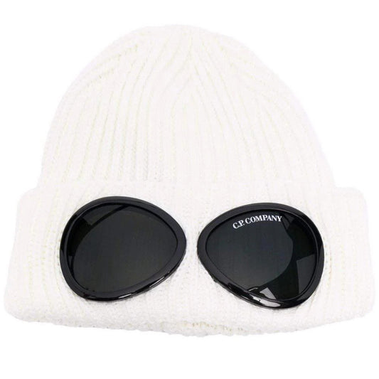 [C.P. Company] Google Knit CapCaps & HatsC.P. CompanyDPUS Designer Outlet7620943410334Gauze WhiteUNI[C.P. Company] Google Knit Cap