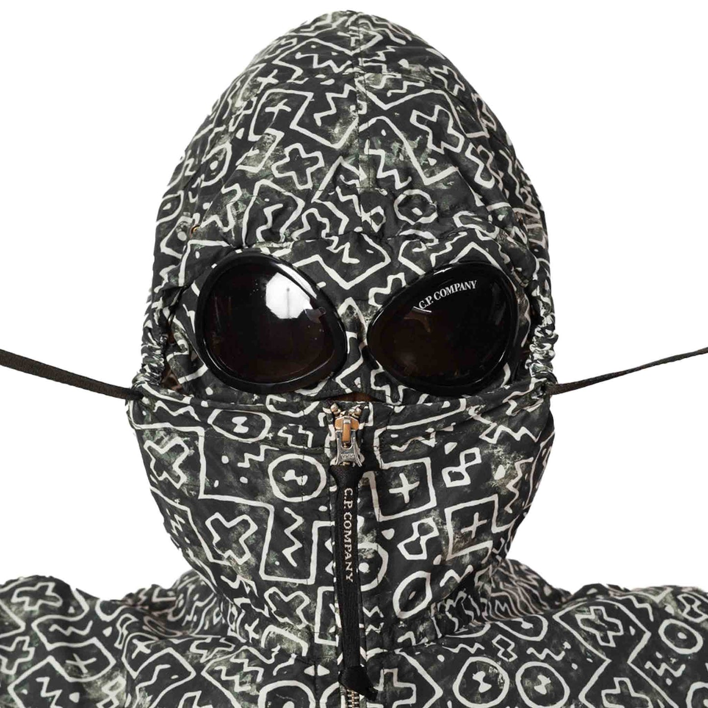 C.P. Company Inca Print Short Goggle Jacket in Agave GreenC.P. CompanyDPUS Designer Outlet762094377783344C.P. Company Inca Print Short Goggle Jacket in Agave Green