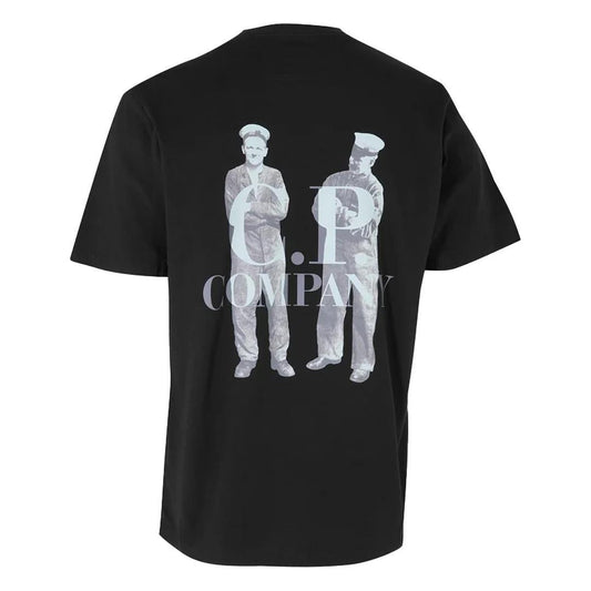C.P. Company Jersey British Sailor Logo T-Shirt in BlackT-ShirtsC.P. CompanyDPUS Designer Outlet7622792463714SC.P. Company Jersey British Sailor Logo T-Shirt in Black