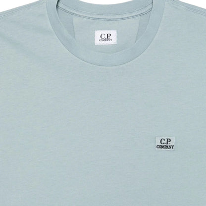 C.P. Company Jersey Logo Patch T-ShirtT-ShirtC.P. CompanyDPUS Designer Outlet7622792774933Silver BlueMC.P. Company Jersey Logo Patch T-Shirt