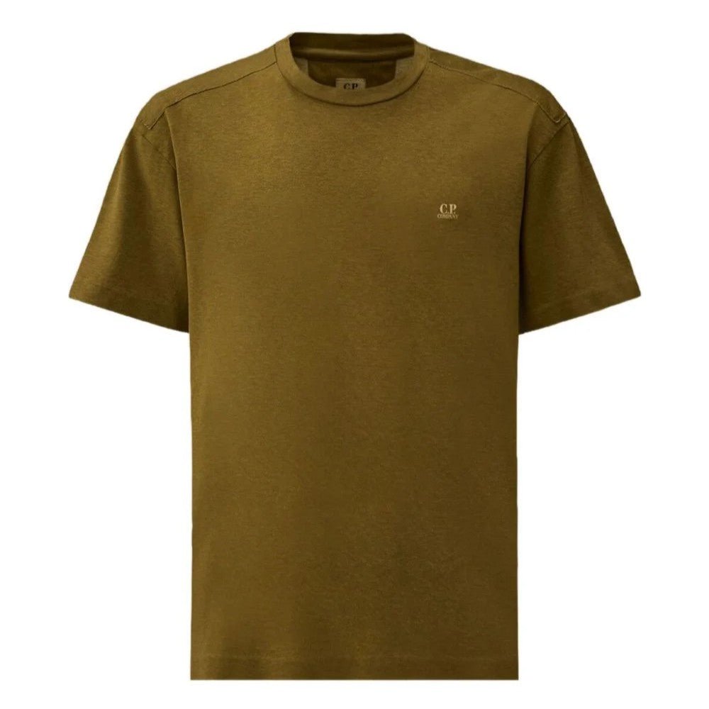 C.P. Company Jersey Plated Logo T-ShirtT-ShirtC.P. CompanyDPUS Designer Outlet7622792773479Dried HerbSC.P. Company Jersey Plated Logo T-Shirt