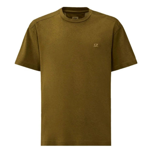 C.P. Company Jersey Plated Logo T-ShirtT-ShirtC.P. CompanyDPUS Designer Outlet7622792773479Dried HerbSC.P. Company Jersey Plated Logo T-Shirt