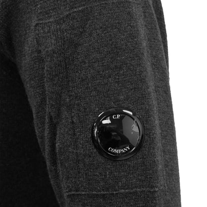 C.P. Company Knitwear Crew Neck In Lambswool GRS Dark Shadow