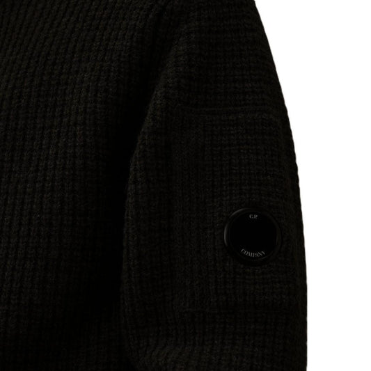 C.P. Company Lambswool GRS Cardigan In BlackKnitwearC.P. CompanyDPUS Designer Outlet7622792414327SC.P. Company Lambswool GRS Cardigan In Black