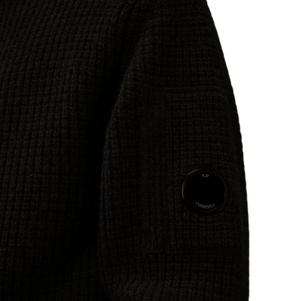 C.P. Company Lambswool GRS Cardigan In BlackKnitwearC.P. CompanyDPUS Designer Outlet7622792414327SC.P. Company Lambswool GRS Cardigan In Black