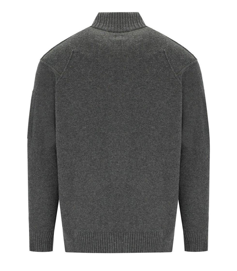 C.P. Company Lambswool GRS Cardigan In Dark ShadowCardiganC.P. CompanyDPUS Designer Outlet7622792414259SC.P. Company Lambswool GRS Cardigan In Dark Shadow