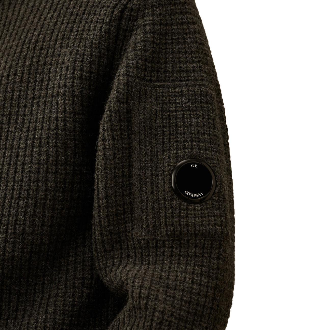 C.P. Company Lambswool GRS Cardigan In Dark ShadowCardiganC.P. CompanyDPUS Designer Outlet7622792414259SC.P. Company Lambswool GRS Cardigan In Dark Shadow