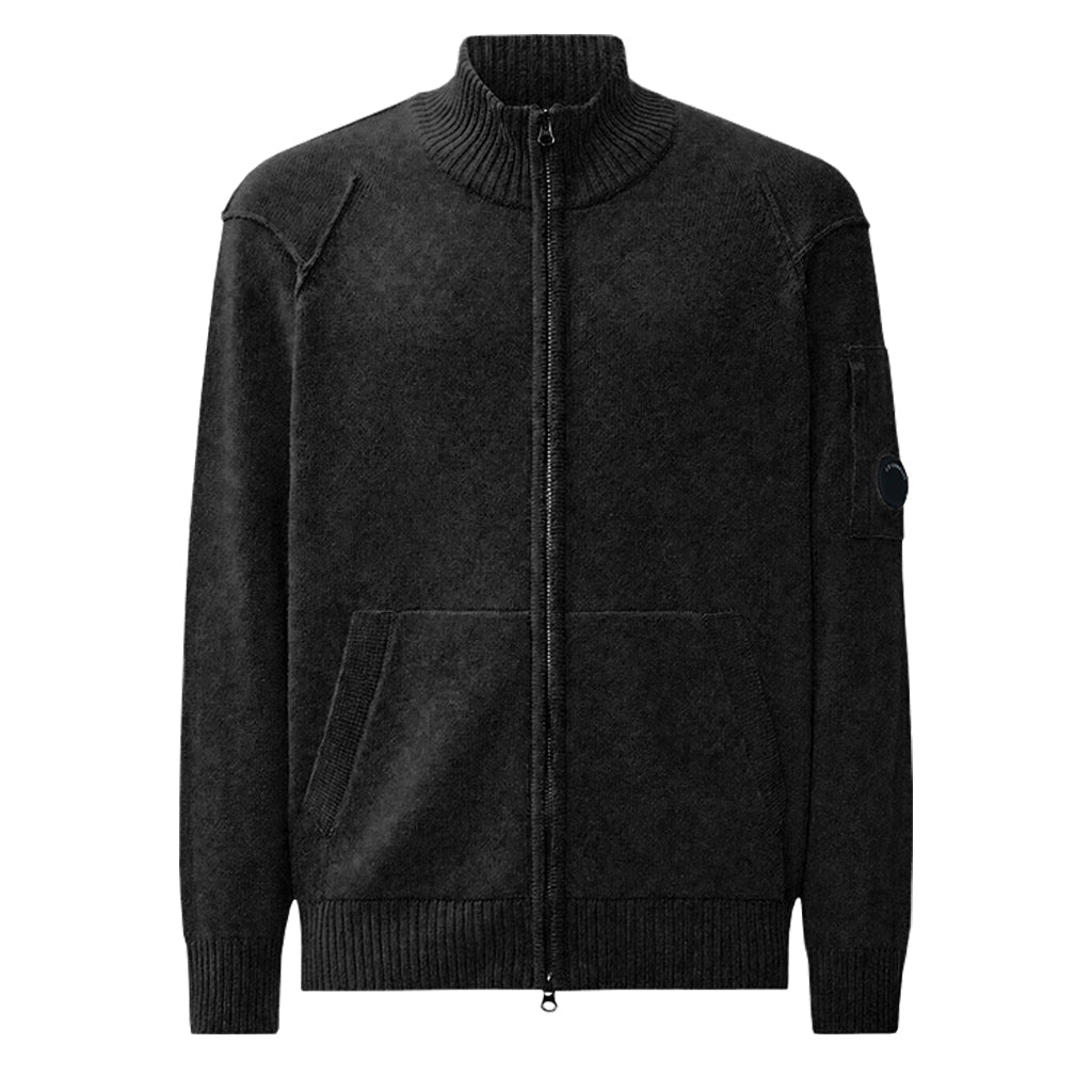 [C.P. Company] Lambswool GRS Full Zip KnitKnitwearC.P. CompanyDPUS Designer OutletRFCMKN708A-110149A-999-SBlackS[C.P. Company] Lambswool GRS Full Zip Knit