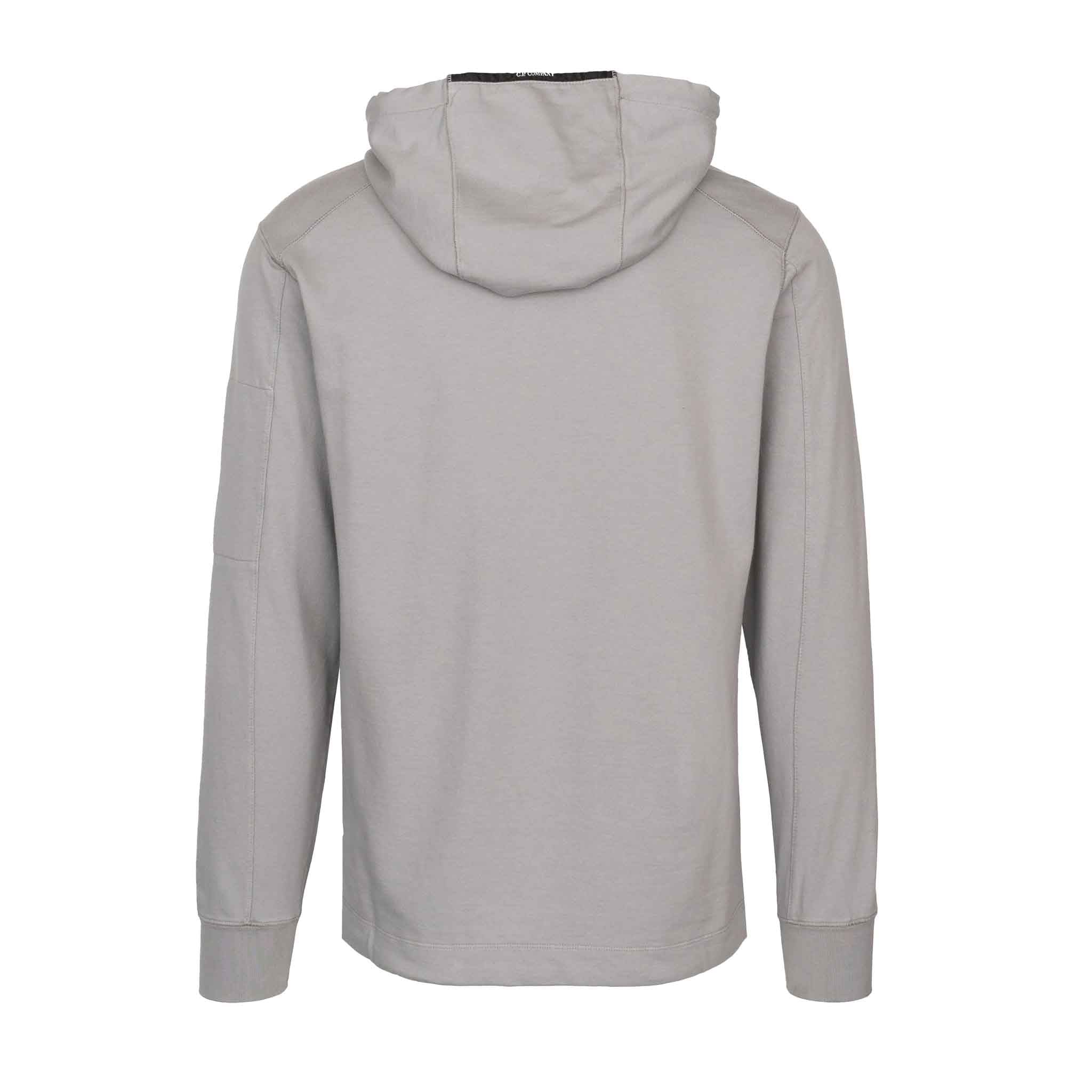 C.P. Company Light Fleece Hoodie in Drizzle GreyHoodiesC.P. CompanyDPUS7620943681031SC.P. Company Light Fleece Hoodie in Drizzle Grey