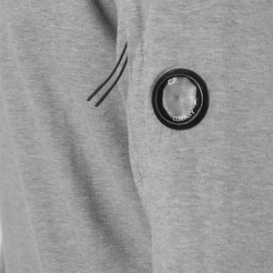 C.P. Company Light Fleece Lens Crewneck Sweatshirt in Grey MelangeSweatshirtsC.P. CompanyDPUS Designer OutletXSC.P. Company Light Fleece Lens Crewneck Sweatshirt in Grey Melange