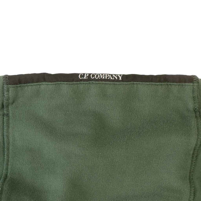 C.P. Company Light Fleece Lens Hooded Sweatshirt in Duck Green
