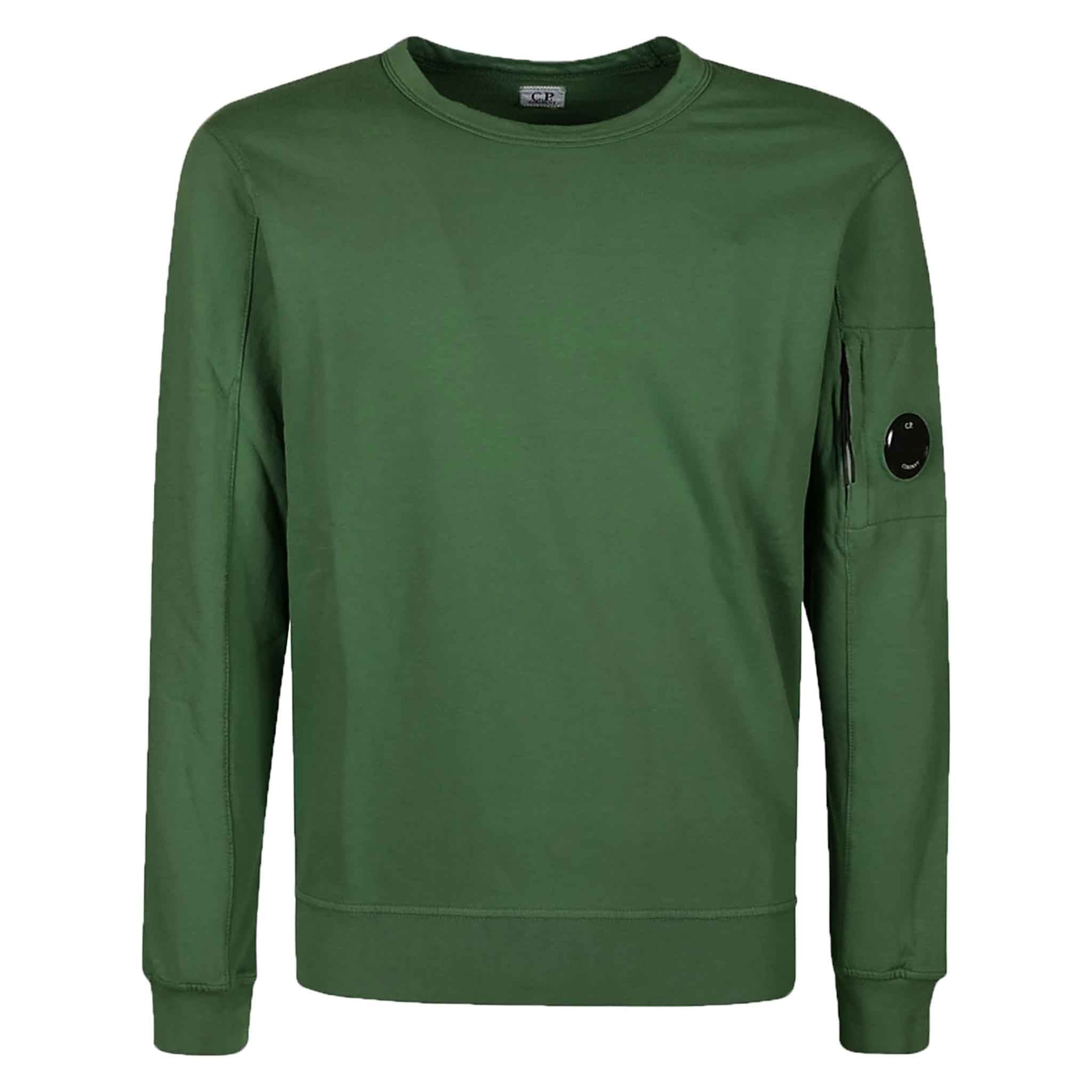 C.P. Company Light Fleece Sweatshirt in Duck GreenSweatshirtsC.P. CompanyDPUSXSC.P. Company Light Fleece Sweatshirt in Duck Green