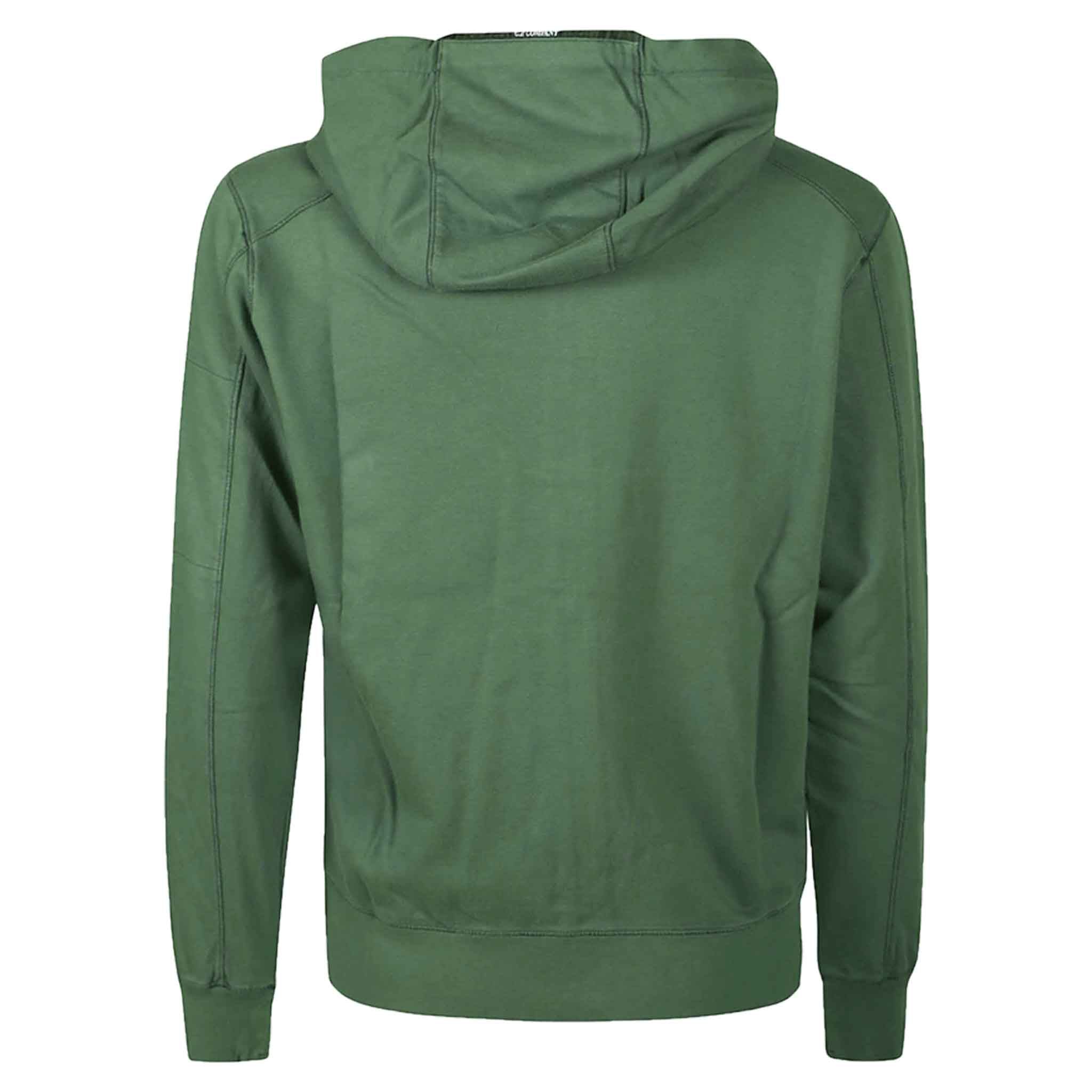 C.P. Company Light Fleece Zip Hoodie in Duck GreenHoodiesC.P. CompanyDPUSXSC.P. Company Light Fleece Zip Hoodie in Duck Green