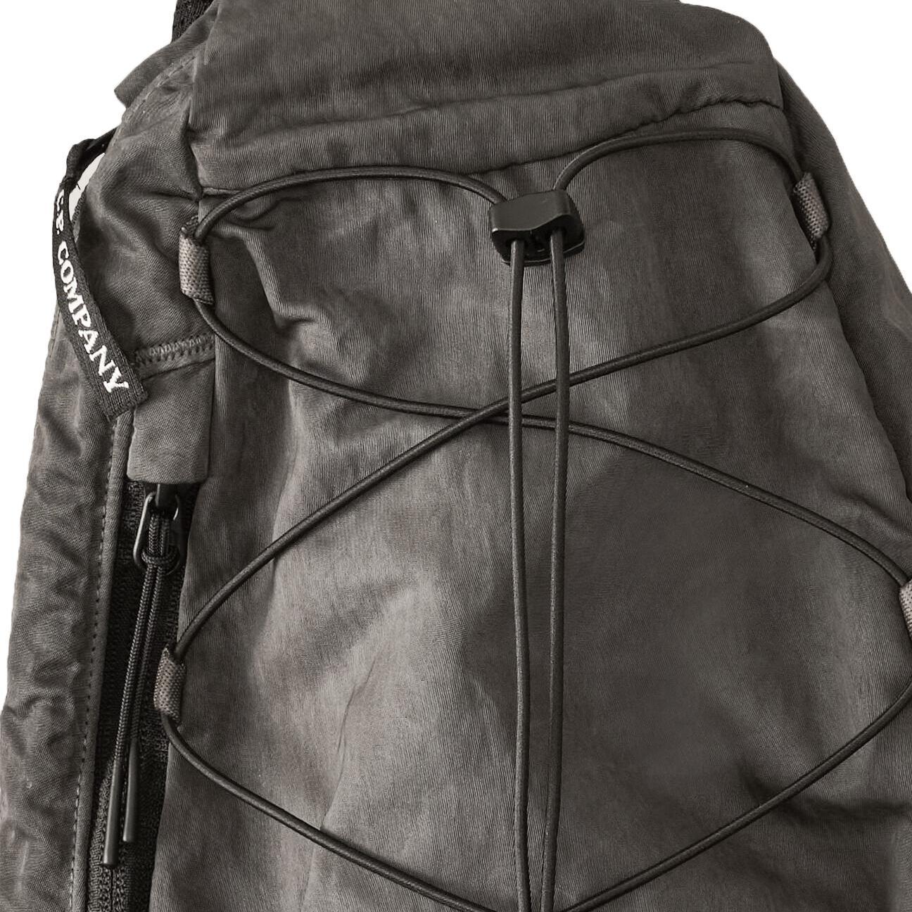 C.P. Company Nylon B Crossbody Rucksack in Gunmetal