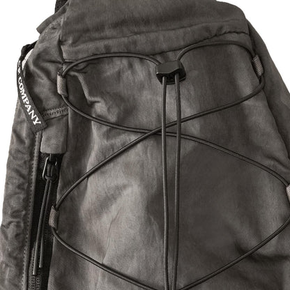 C.P. Company Nylon B Crossbody Rucksack in Gunmetal