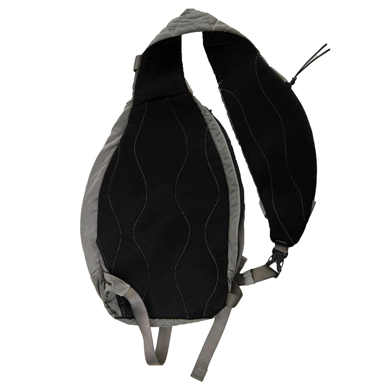 C.P. Company Nylon B Crossbody Rucksack in Gunmetal