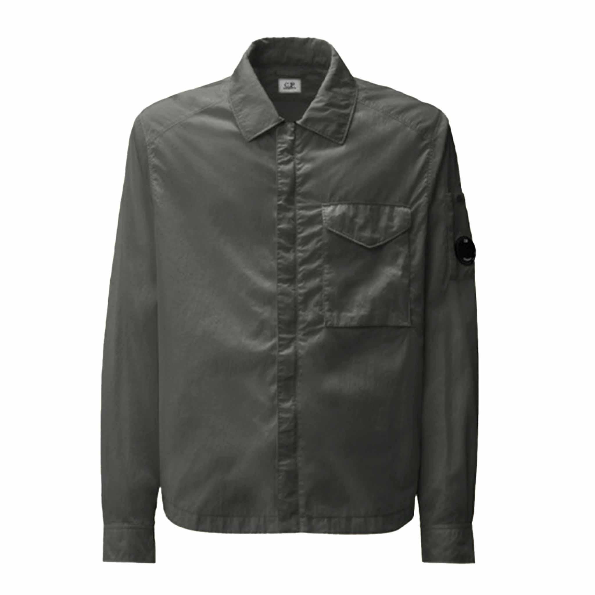 C.P. Company Overshirt Chrome-R in Gunmetal