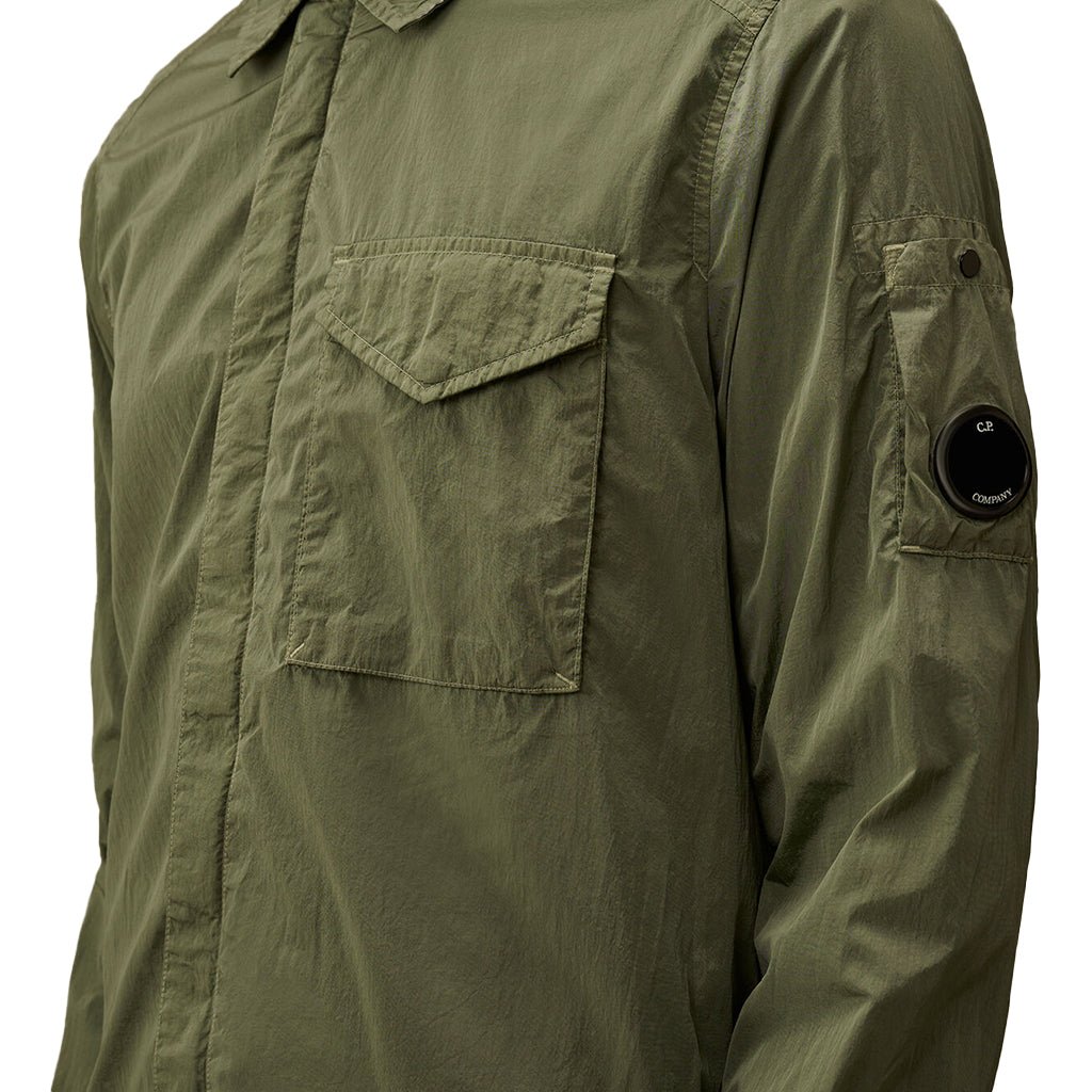 [C.P. Company] Overshirt In Chrome - ROvershirtC.P. CompanyDPUS Designer Outlet7622792673656Laurel WreathS[C.P. Company] Overshirt In Chrome - R