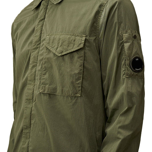 [C.P. Company] Overshirt In Chrome - ROvershirtC.P. CompanyDPUS Designer Outlet7622792673656Laurel WreathS[C.P. Company] Overshirt In Chrome - R