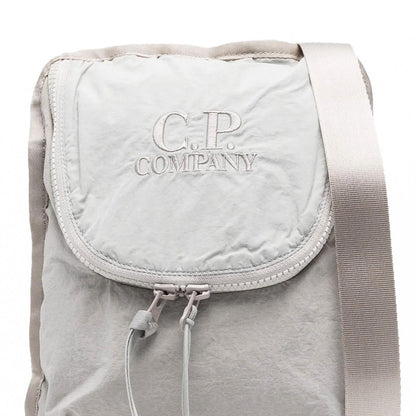 C.P. Company Plain Paper Touch Shoulder Bag in London Fog